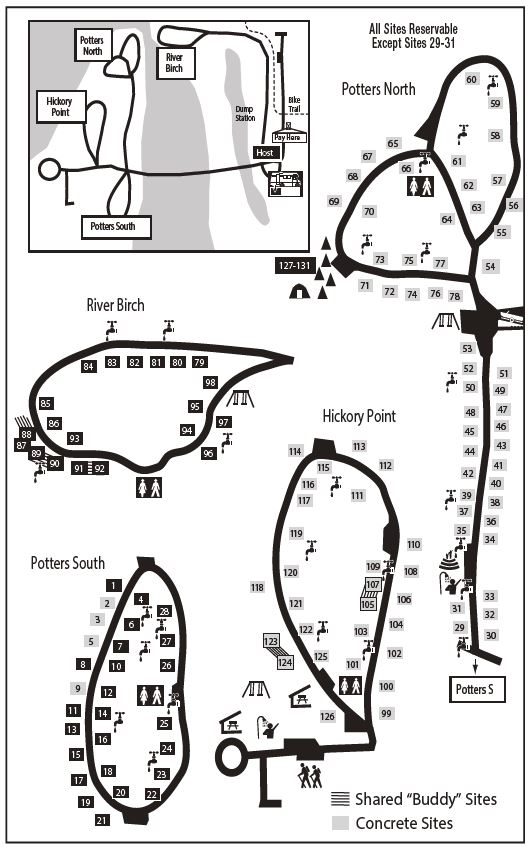 Thomson Causeway Recreation Area Map